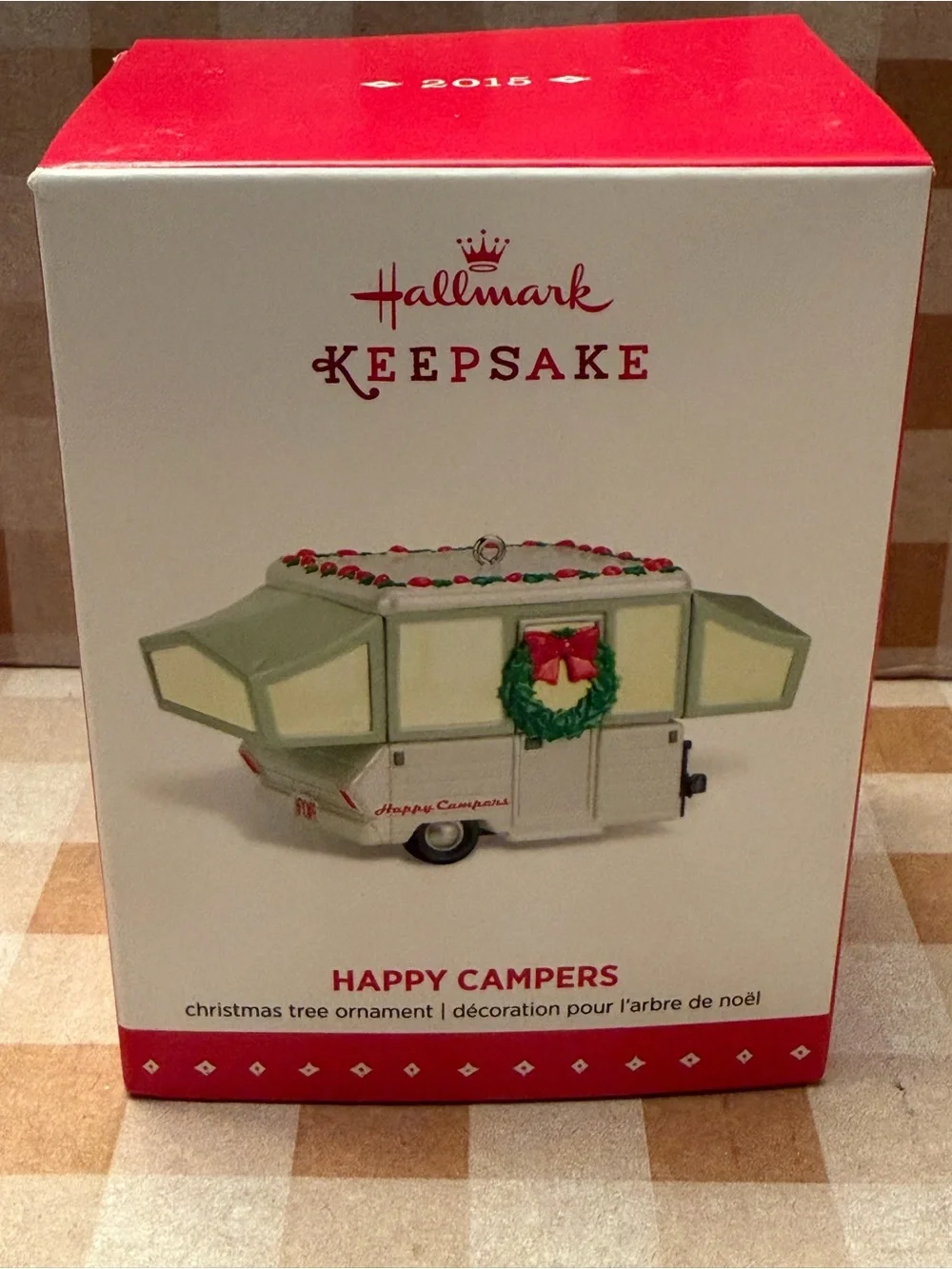 Hallmark Keepsake Happy Campers Ornament QGO1669 2015 RV Adventures Pop Up